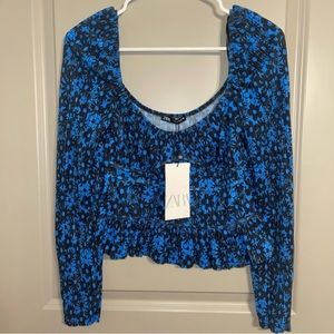 ZARA PRINTED STYLE CORSET TOP-nwt‎